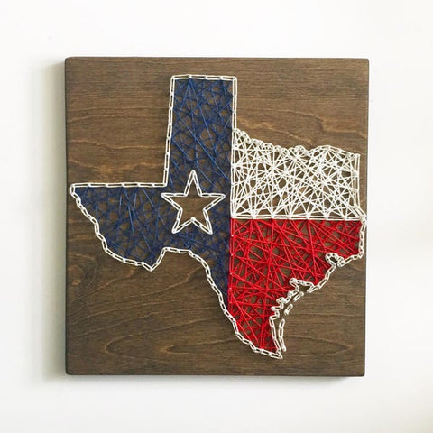 State String Art Plaques