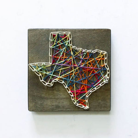 State String Art Plaques