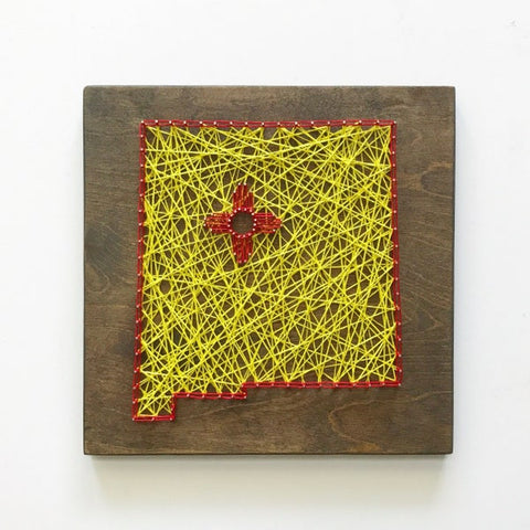 State String Art Plaques
