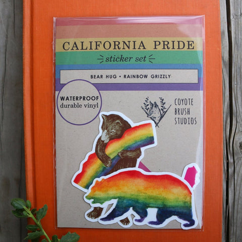 California Flora & Fauna Sticker Sets