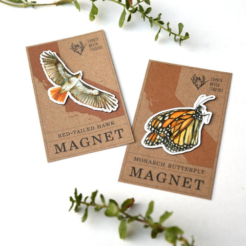 Waterproof Native California Flora & Fauna Magnets