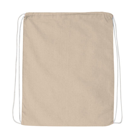Canvas Cotton Drawstring Backpack