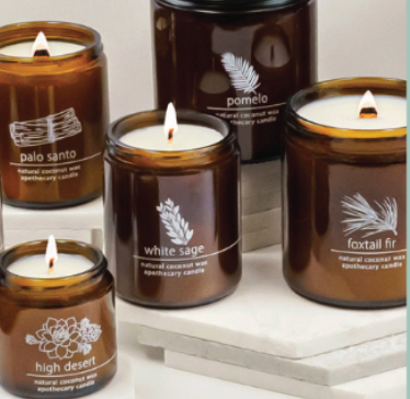 Botanical Wood Wick Candles