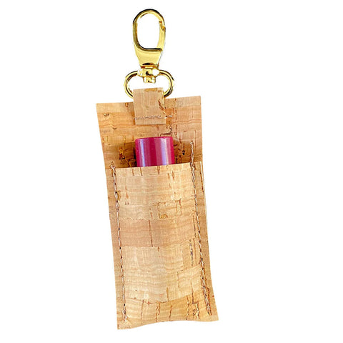 Genuine Cork Lip Balm Holder