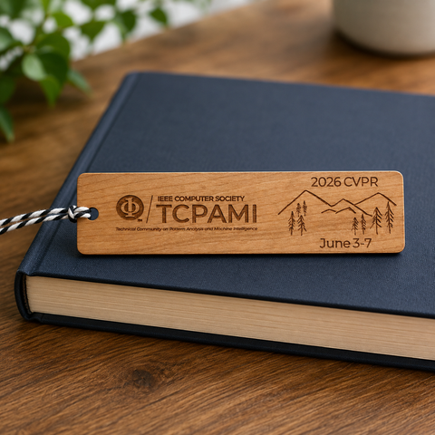 IEEE Custom Cherry Wood Bookmark