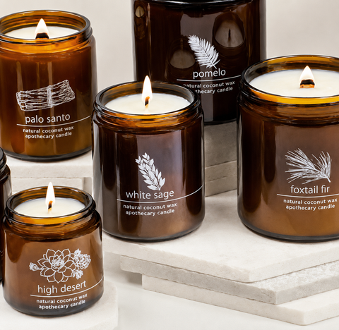 Botanical Wood Wick Candles