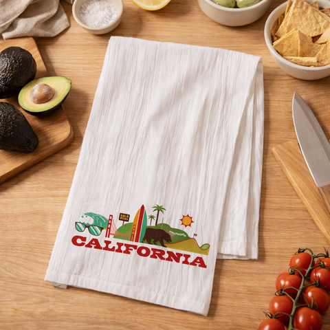 Cityscape Cotton Tea Towels