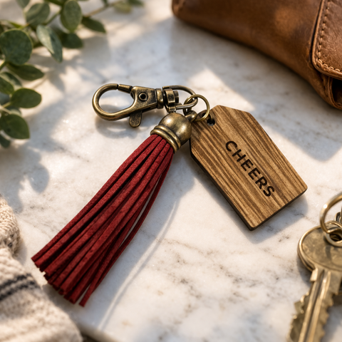 Reclaimed Barrel Keychains