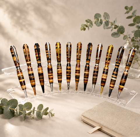 Hand-Turned Wood Pens