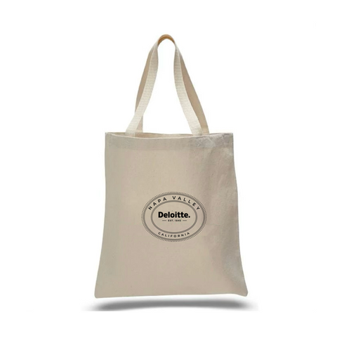 Deloitte Canvas Simple Tote Bag