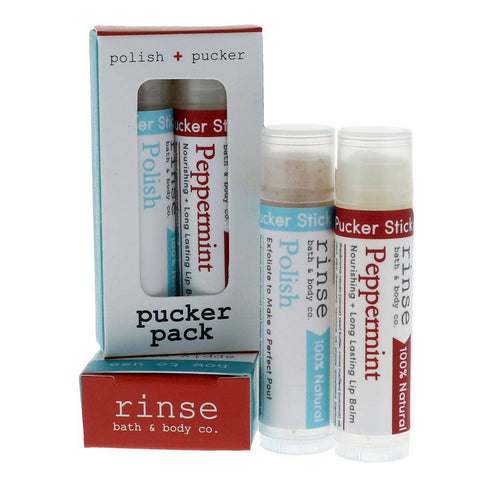 Pucker Pack - Lip Exfoliator + Lip Balm