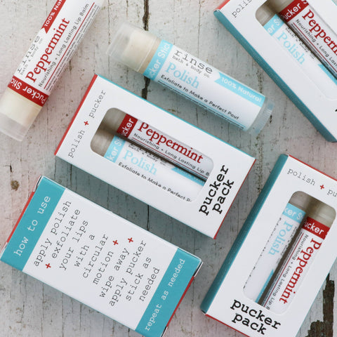 Pucker Pack - Lip Exfoliator + Lip Balm