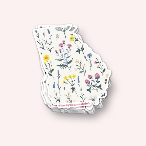 Georgia Wildflower Vinyl Sticker