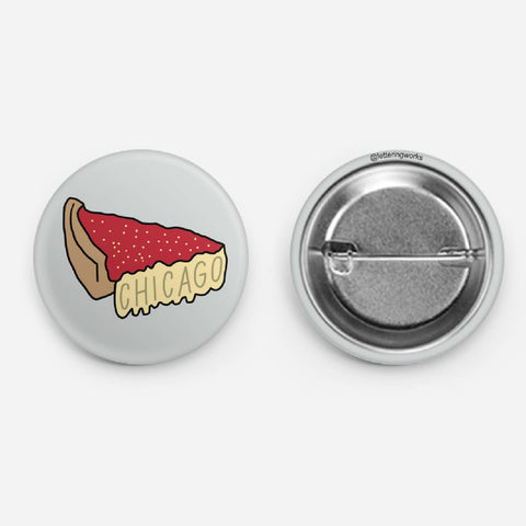 Chicago Pizza Button