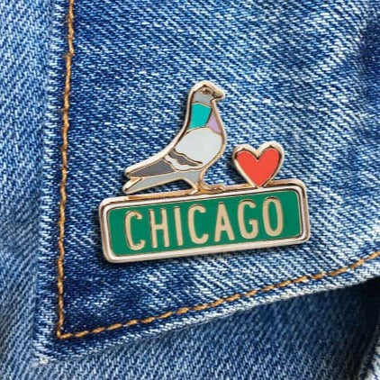 Chicago Enamel Pins