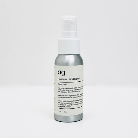 Rinseless Hand Spray Sanitizer with Plant Ingredients