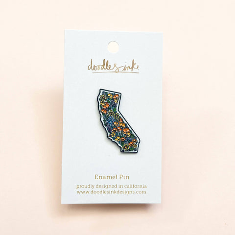 California Enamel Pins