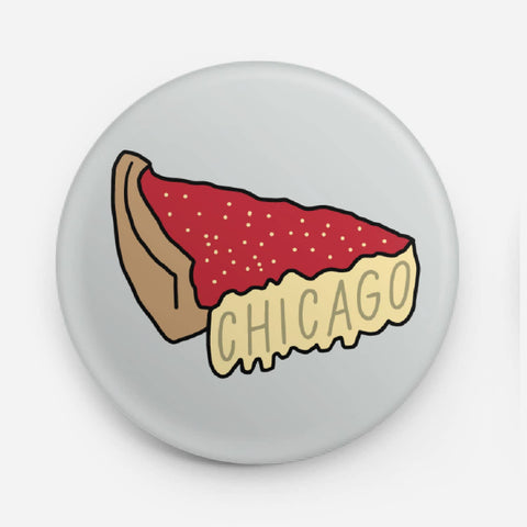 Chicago Pizza Button