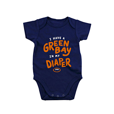Green Bay in My Diaper Onesie