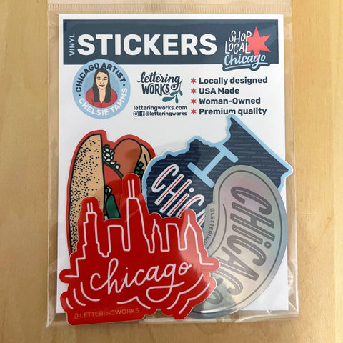 Chicago Sticker Set